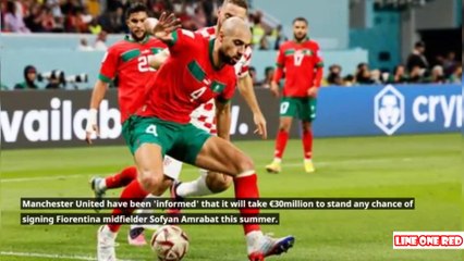 Man United 'learn' Sofyan Amrabat asking price and more transfer rumours