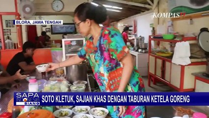 Soto Kletuk Khas Blora, Disajikan dengan Taburan Bola-Bola Ketela Goreng