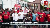 Gerardo Fernández Noroña: Libros y Reconciliación en San Lorenzo Tezonco, Iztapalapa