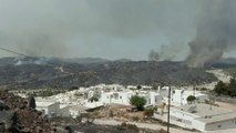 مشاهد جديدة لحرائق الغابات في جزيرة #رودس تستمر مع استمرار جهود السلطات لإخمادها  #اليونان  #العربية
