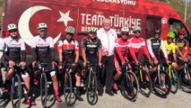 KAYSERİ - Bisiklet Milli Takımı, Dünya Şampiyonası öncesi Erciyes'te oksijen depoluyor