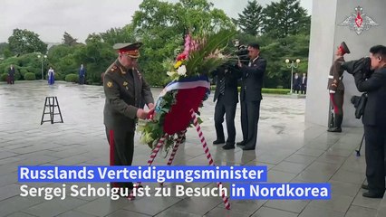 Nordkorea: Russlands Verteidigungsminister bei Kriegsgedenken