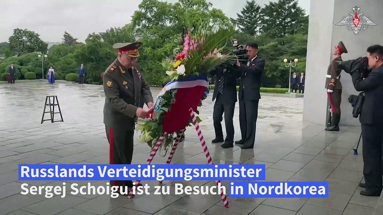 Nordkorea: Russlands Verteidigungsminister bei Kriegsgedenken