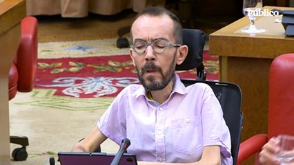 El discurso de despedida de Pablo Echenique: "Estoy orgulloso de haber dicho verdades que otros no se atreven a decir"
