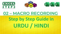 02 - How Can we Record a Macro in Excel