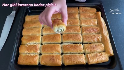 Yaptığım En Lezzetli En Kolay Tarif❗Çıtır Rulo Börek