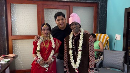 55 Sal Ke Buddhe Ke Sath Kiya Jawan Ladki Ne Shaadi - Movie Shooting Making Video