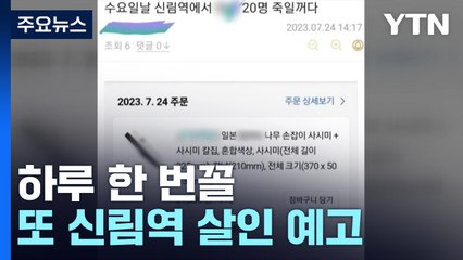 인터넷에 '신림역 살인 예고' 잇따라...경찰 "작성자 엄벌" / YTN