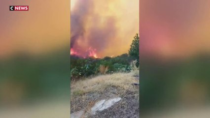 Des incendies au bord de la Méditerranée