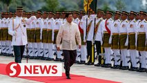 Philippine President accorded state welcome at Istana Negara