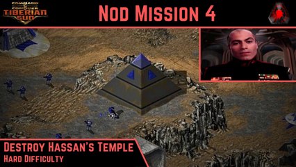 How to Beat C&C Tiberian Sun Nod Mission 4: Destroy Hassan's Temple - Hard - HD
