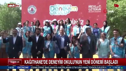 Kağıthane'de Deneyim Okulu'nun yeni dönemi başladı