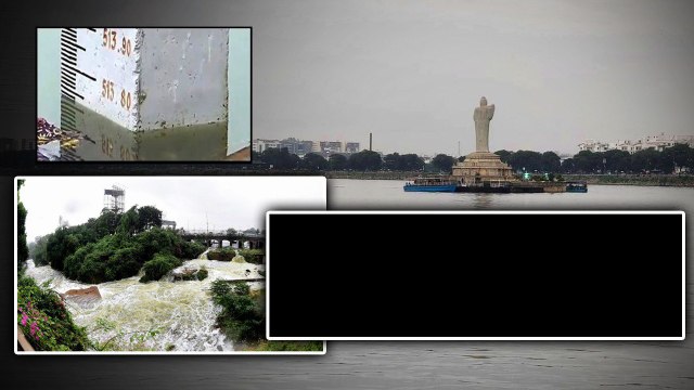 Hussain Sagar Flood Situation హుస్సేన్ సాగర్ వద్ద పరిస్థితి ఏంటి..? | Telugu OneIndia
