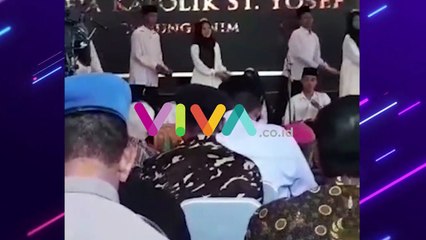 Peresmian Gereja di Muara Enim Diiringi Marawis NU