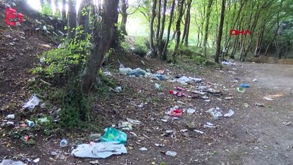 Belgrad Ormanı çöplüğe döndü: Üç günde 18 ton çöp toplandı