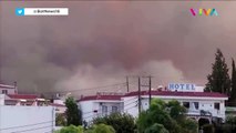 Pesawat Pemadam Kebakaran Hutan Yunani Jatuh dan Meledak