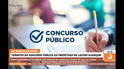 Nome da empresa responsável pelo concurso público de Lastro é divulgado no Diário Oficial