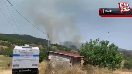 İzmir'de iki farklı noktada orman yangını