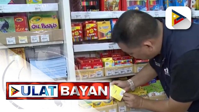 DTI, nag-inspeksiyon sa mga tindahan ng school supplies para tiyakin ang kalidad at tamang presyo ng mga bilihin