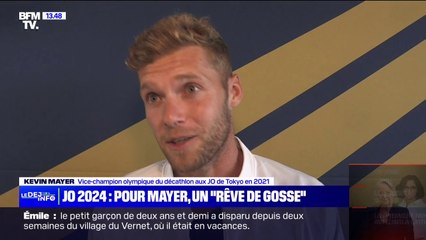 Kevin Mayer: "Les Jeux de Paris 2024, c'est un rêve de gosse"
