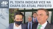 Bolsonaro e Nunes se reúnem a portas fechadas no Palácio dos Bandeirantes em São Paulo