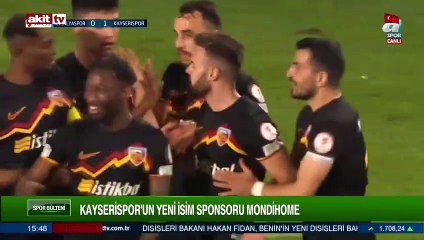 Kayserispor'un yeni isim sponsoru Mondihome