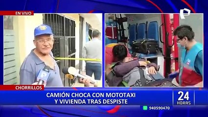 Fatal accidente en Chorrillos.