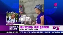 Dinaf recupera a bebé hondureño que habría sido vendido