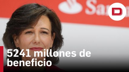 Santander obtiene un beneficio de 5.241 millones en el primer semestre