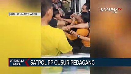 Satpol PP dan PKL Bentrok Dua Dilarikan ke Rumah Sakit