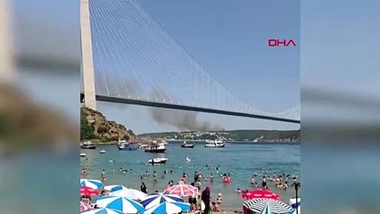 Beykoz’da yangın! Dumanlar 3. Köprü’den görüldü