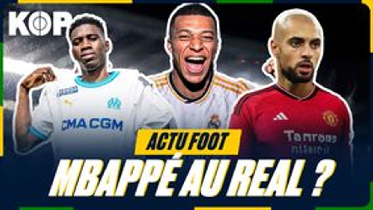 ⚽ Les 3 infos mercato du jour ! Mbappé discute avec le Real, Amrabat se rapproche de la PL et Ismaila Sarr officialisé par l’OM, voici les trois principales infos de ce 25 juillet en moins de 3 minutes.