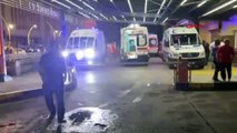 Rize Devlet Hastanesi'nde çıkan çatışmada sağlık çalışanları yaralılara ilk müdahalede bulundu