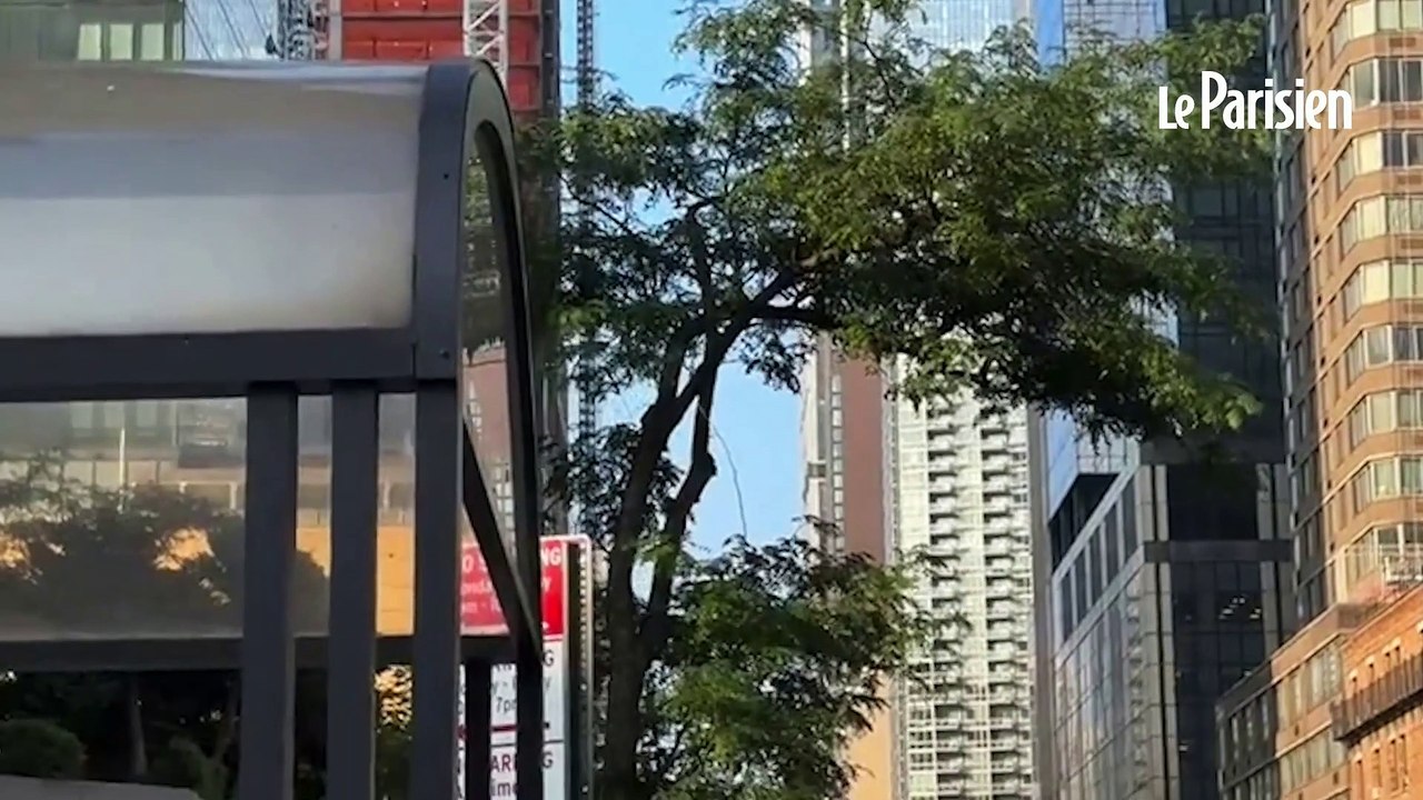 New York : une grue s'enflamme et s'écroule contre un immeuble de Manhattan