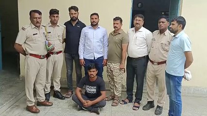रंगदारी फायरिंग अपहरण का आरोपी 15 हजार का ईनामी जीतू खुर्रमपुर पकड़ा