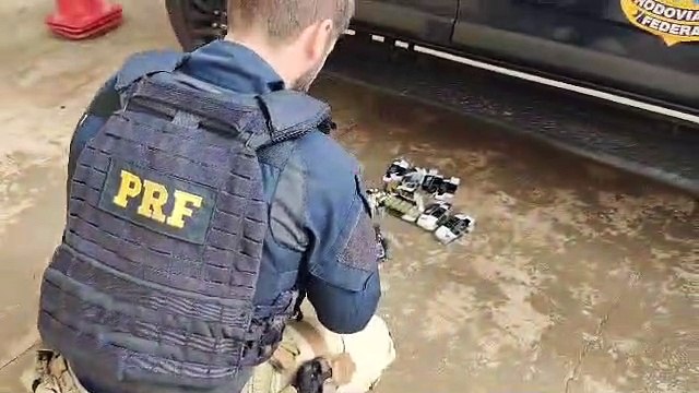 PRF apreende medicamentos anabolizantes na BR-277