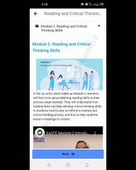 Unit 2 - Module 2 - EaSTE -QAED Training App