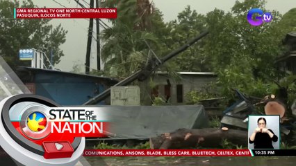 Bagyong Egay, nanalasa sa maraming bayan sa Ilocos Sur | SONA