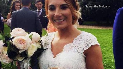 Nicola Foster speaks outside County Hall