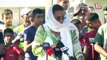 Suudi Arabistan Prensesi Lamia Bint Majid Al Saud, Nurdağı'nda depremzedeleri ziyaret etti