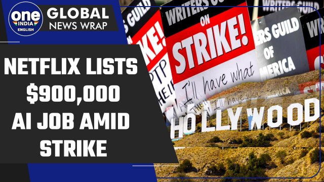 Hollywood Actors, Writers Vs AI: Netflix Lists $900,000 AI Job Amid Strike | Oneindia News