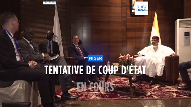 Tentative de coup d'Etat au Niger, le président Mohamed Bazoum retenu