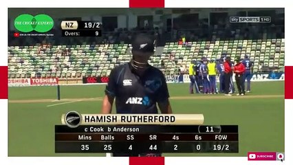 James Anderson 5 wickets for 34 runs vs New Zealand 2nd ODI 2013 @ Napier