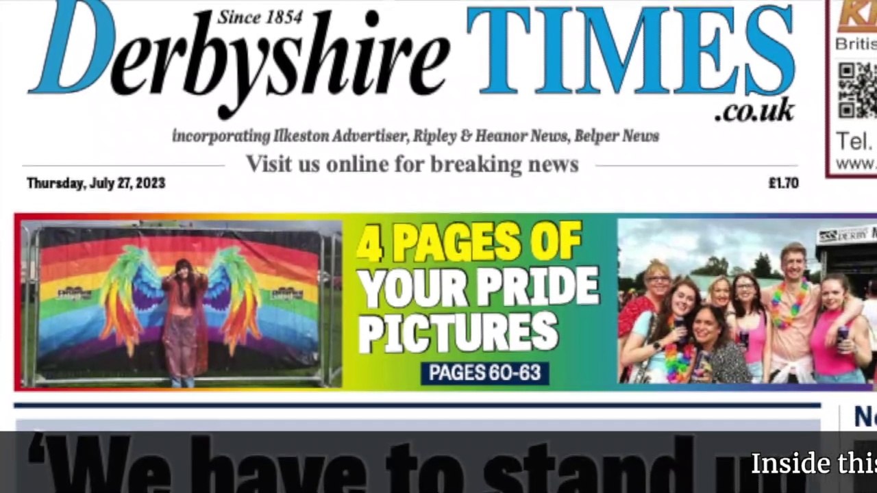 Inside this weeks Derbyshire Times 26th July