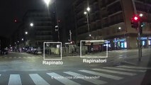 Milano, tassista salva un ragazzo da quattro rapinatori: il video dell?azione