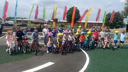 Everton amphitheatre transformed into cycling track