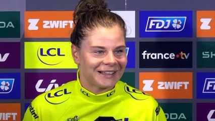 Tour de France 2023 - Lotte Kopecky : "I was a little scared and I'm happy to have been able to save my yellow jersey"