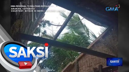 Скачать видео: Malakas na hangin sa ilang lugar sa Mindanao, epekto ng habagat at intense thunderstorms ayon sa PAGASA | Saksi