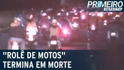 Novas imagens de  rolezinho de moto  que resultou em 3 mortes