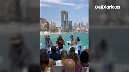 Massiel interrumpe la presentación del Benidorm Fest 2024 para pedir a Sánchez y Feijóo que “se pongan de una puta vez de acuerdo”